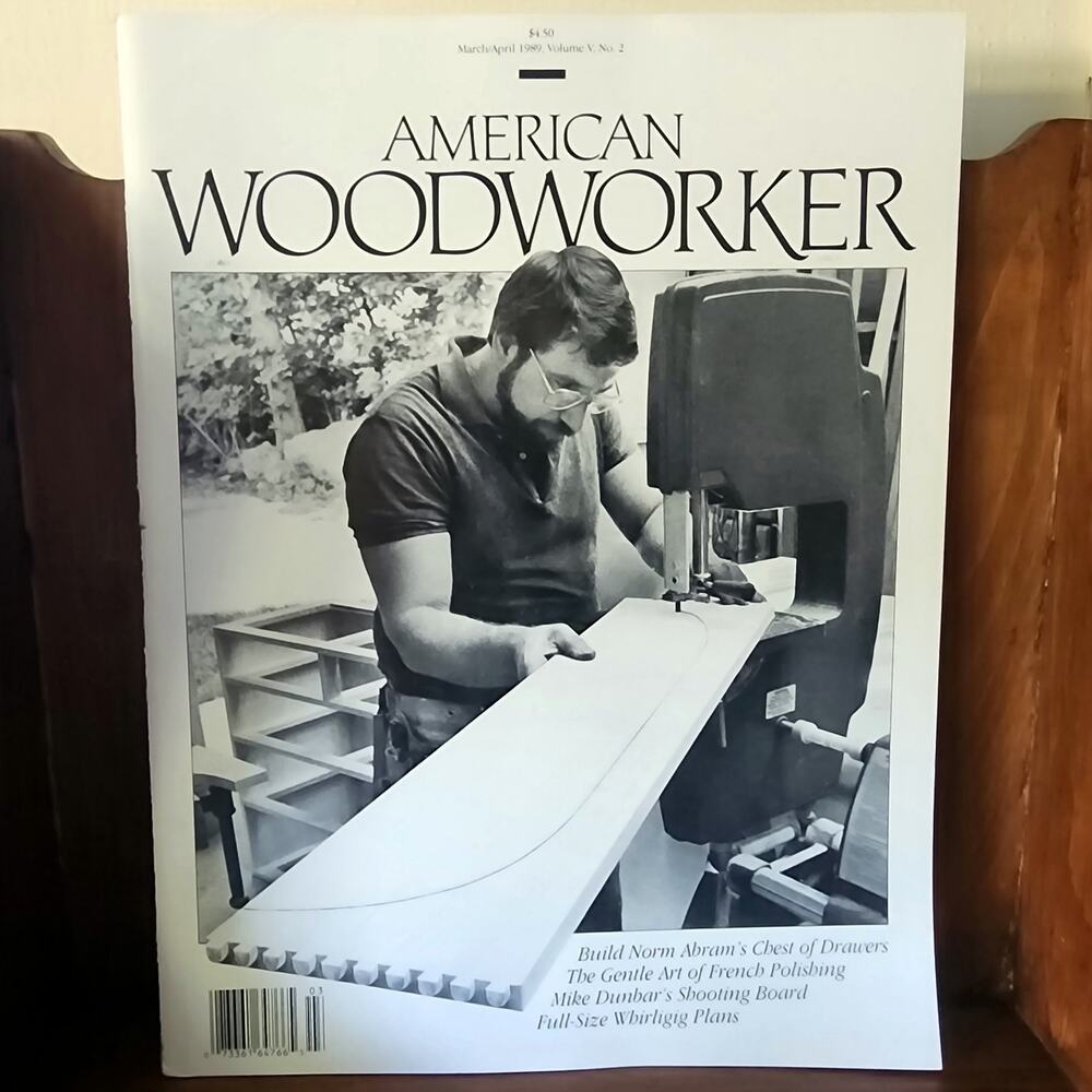 American Woodworker Magazine March/April 1989 Norm Abram Chest of Drawers Plans